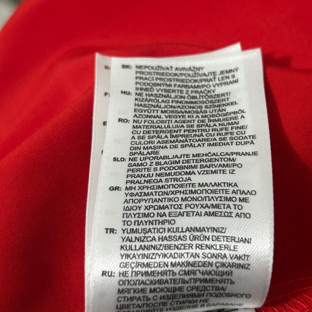Adidas Originals Red Trefoil Logo Crewneck Sweatshirt Women’s Small(A428)✨ - Picture 12 of 16